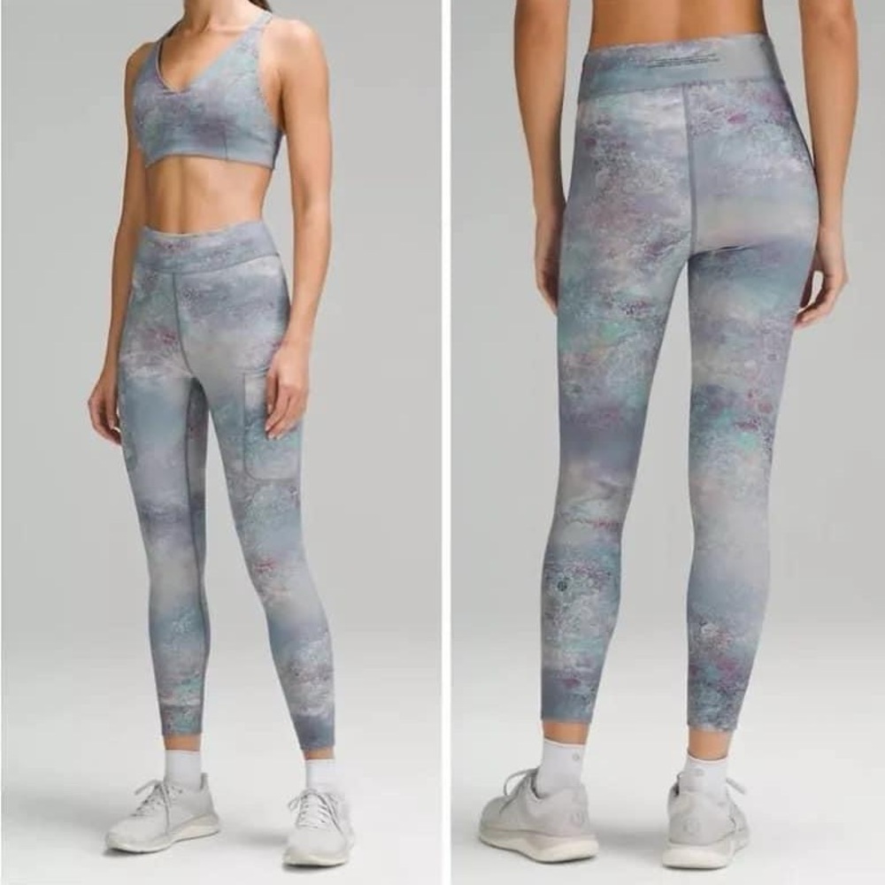 NWT lululemon Lab Luxtreme HR Training Tight, size 4, Supernatural Glow Multi